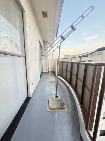 ハイムあじさいのバルコニー