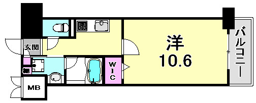 L・Isobe三宮の間取り