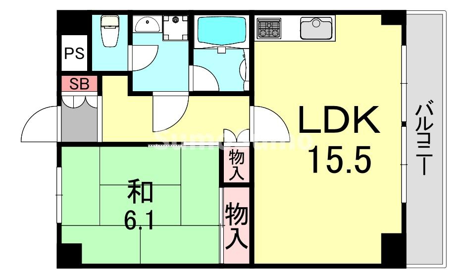 ステラ田中町の間取り