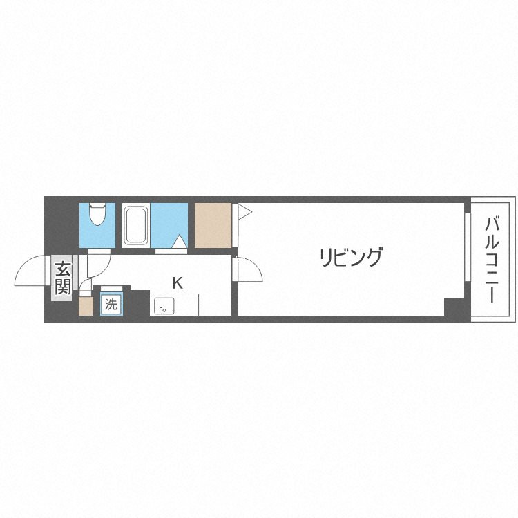 ドミール江戸堀の間取り
