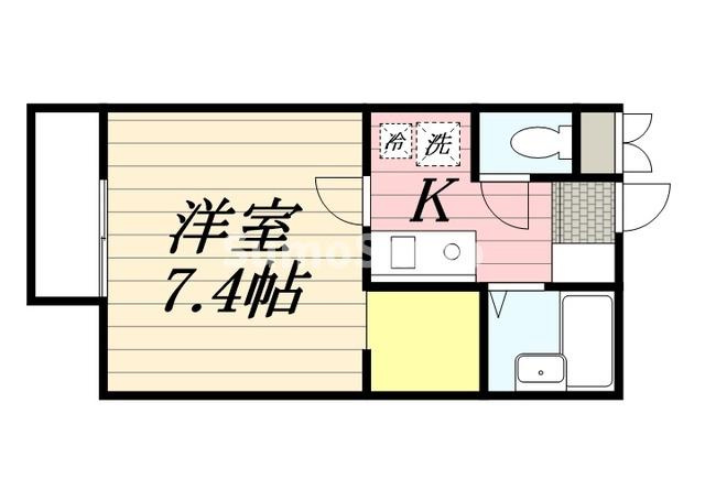 アパルトメントデュエットB棟の間取り
