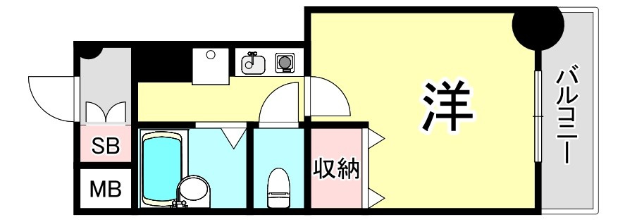 Aurora Court兵庫駅前の間取り