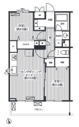ステラメゾン下北沢の間取り