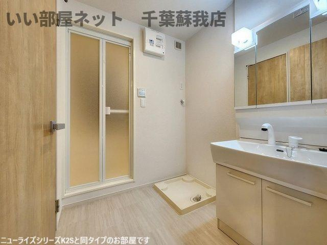 ヒカルサ市原五井の洗面所|忙しい朝には欠かせない洗面所です