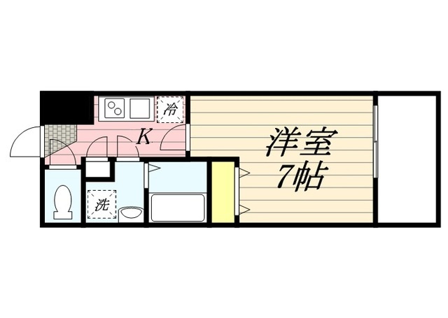 ラセット博多の間取り