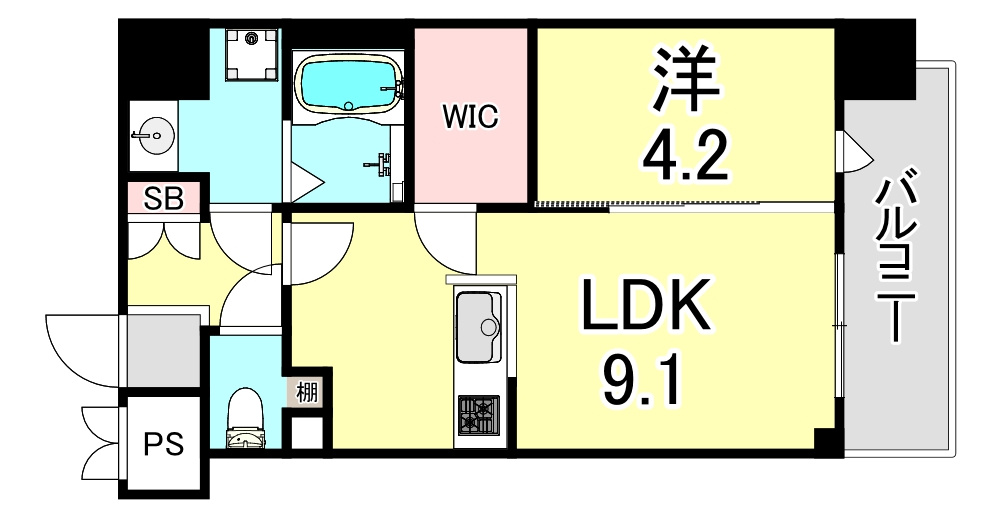 SDグランツ神戸Peninsulaの間取り