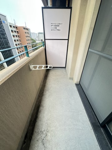 ブレーン博多のバルコニー
