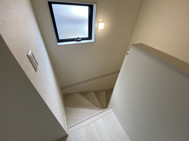 【いわき市錦町江栗1丁目／全5棟／4号棟】◆広々19帖LDK♪　◆キッチンパントリー付き♪♪のその他|同施工　中はこのようになっています