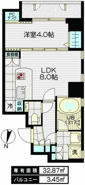 イーストープ用賀の間取り