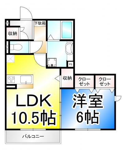 パークサイド・オッツの間取り