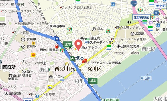【地図】 | ザ・パークハビオ塚本