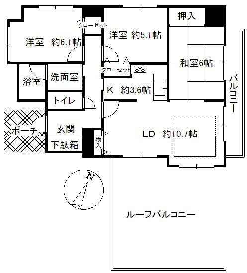 ベラージュ榛原駅前の間取り