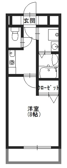 ラグリシーヌ　Ⅱの間取り
