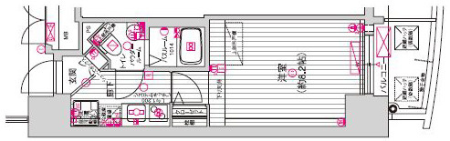 【間取り】 | ラシュレエグゼ難波南