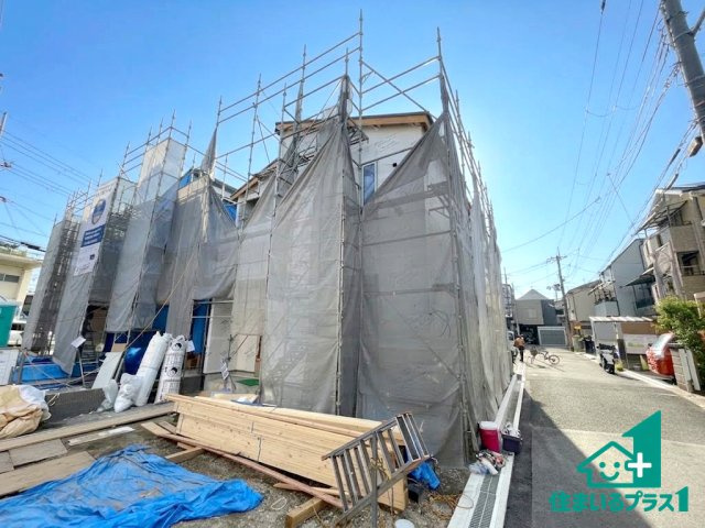 ■枚方市交北　新築一戸建ての外観|現在建築中！落ち着いた街並みで新生活を始めることが出来そう！周辺の物件も併せてご紹介させて頂きます！