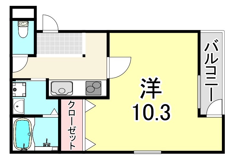 フジパレス武庫之荘Ⅰ番館の間取り