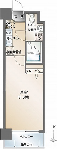 新品家具付きマンション警固30(KaGood福岡)