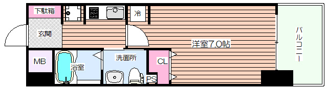 【間取り】 | エステムコート新大阪Ⅹザ・ゲート