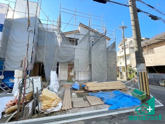■枚方市交北　新築一戸建ての外観|現在建築中！落ち着いた街並みで新生活を始めることが出来そう！周辺の物件も併せてご紹介させて頂きます！