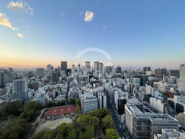 プレミストタワー靱本町　明治小学校区の展望|プレミストタワー靭本町　眺望