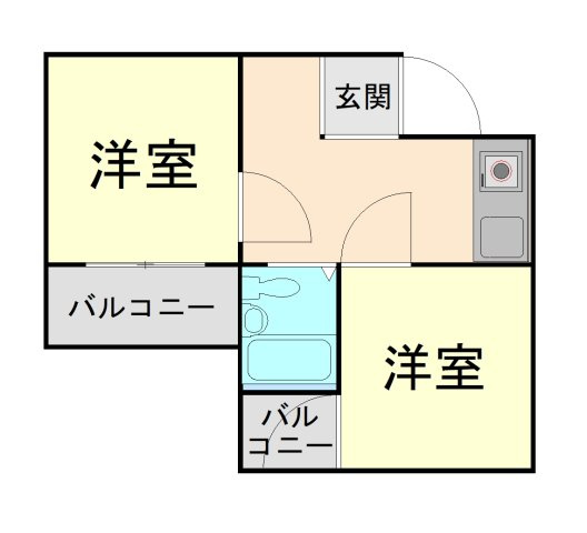 アメニティ東神戸の間取り