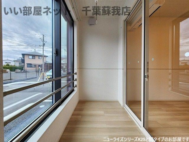ヒカルサ市原五井のバルコニー|バルコニー付きです