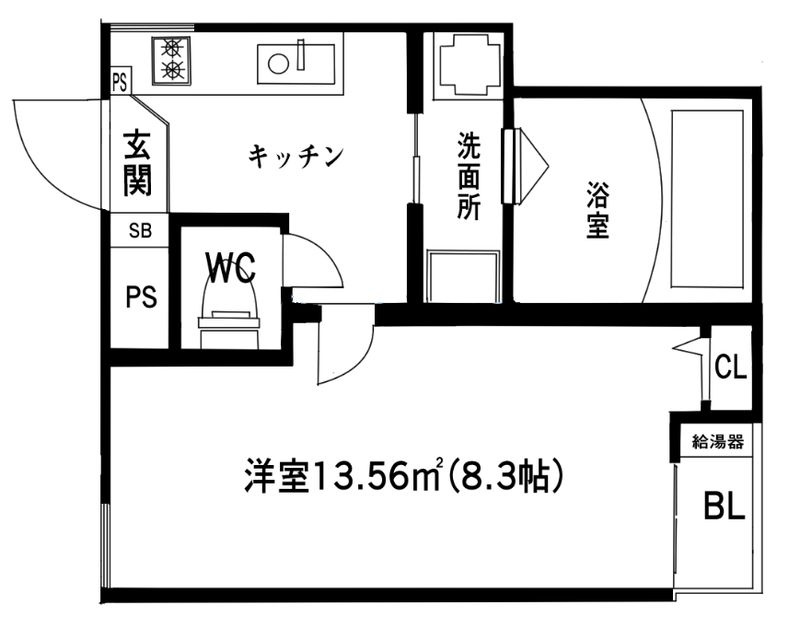Jack shinshiraoka Ⅰの間取り