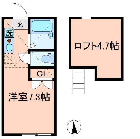 アペックス田端の間取り
