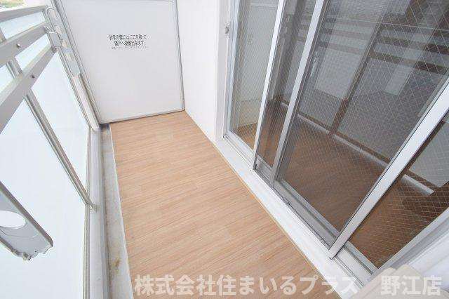ウインズコート城北パークのバルコニー