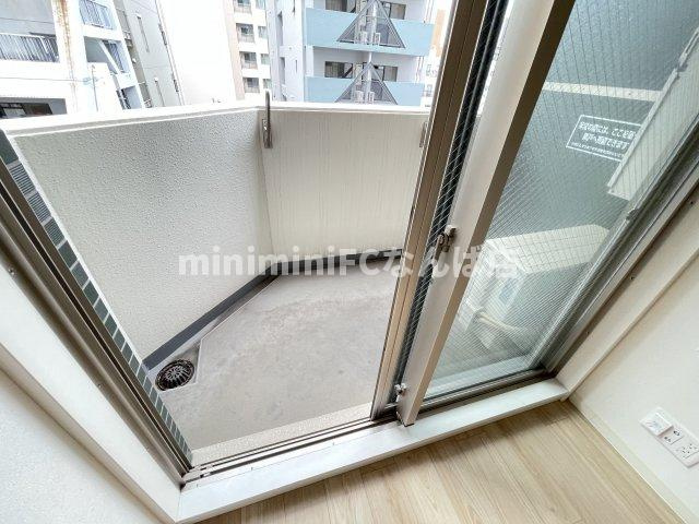 プレサンス江戸堀のバルコニー