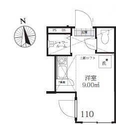 【間取り】 | ロンジェスマン三宿　１１０（業１００）