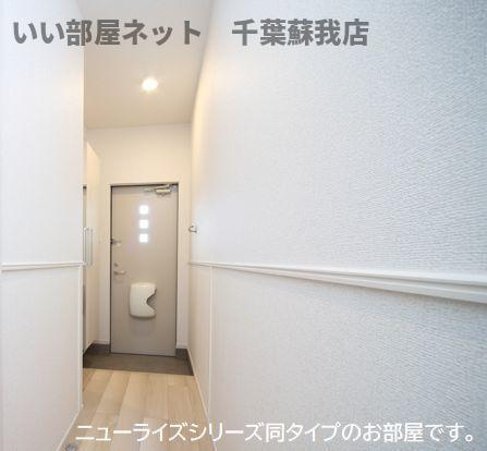 ヒカルサ市原五井の玄関|ゆったりとした玄関です