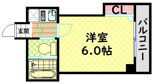 【間取り】 | ミストラル本町ウエスト