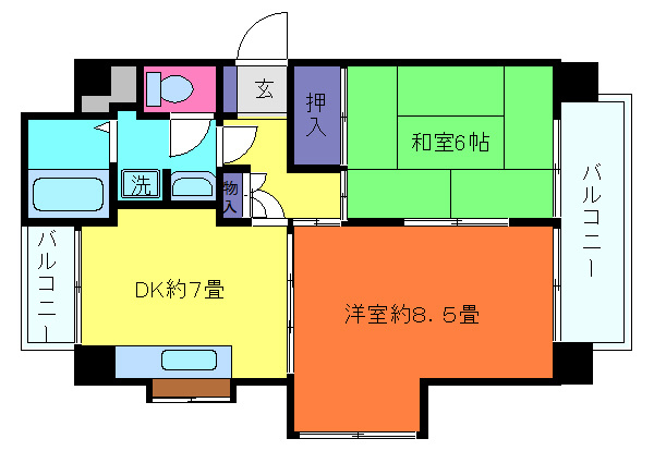 シティライフしのはらの間取り