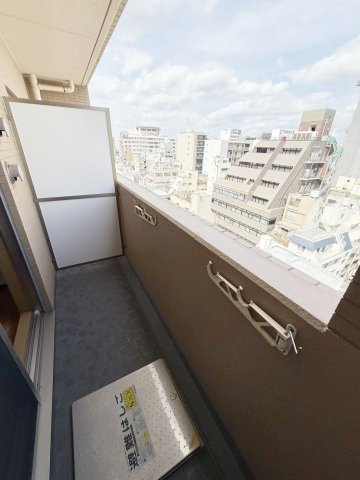ウィルテラス東上野のバルコニー