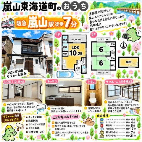 嵐山東海道町