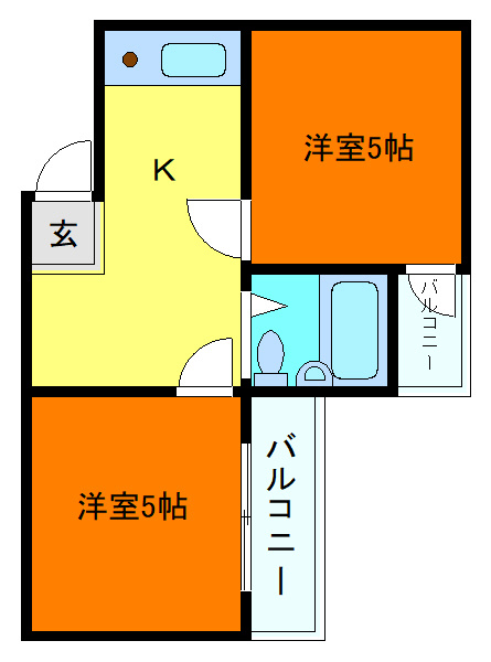 アメニティ東神戸の間取り