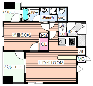 【間取り】 | エステムプラザ梅田・中崎町