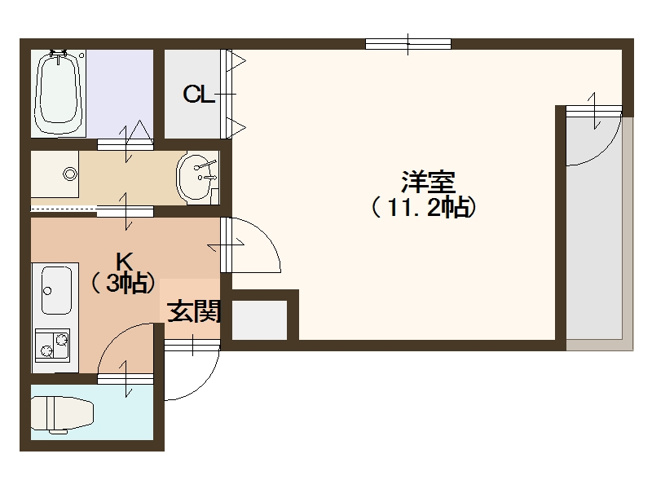 【間取り】 | フジパレス中加賀屋Ⅰ番館