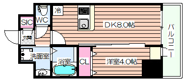 【間取り】 | エステムコート大阪福島ルアーナ