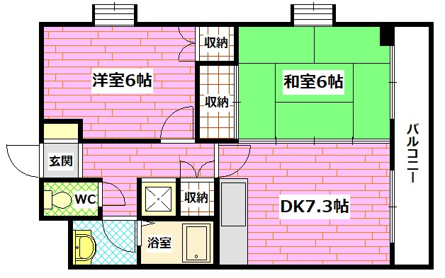 太田マンションの間取り