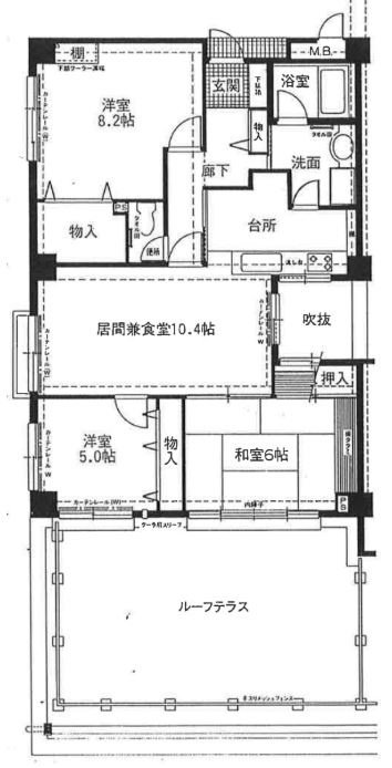 サミット甲陽園の間取り