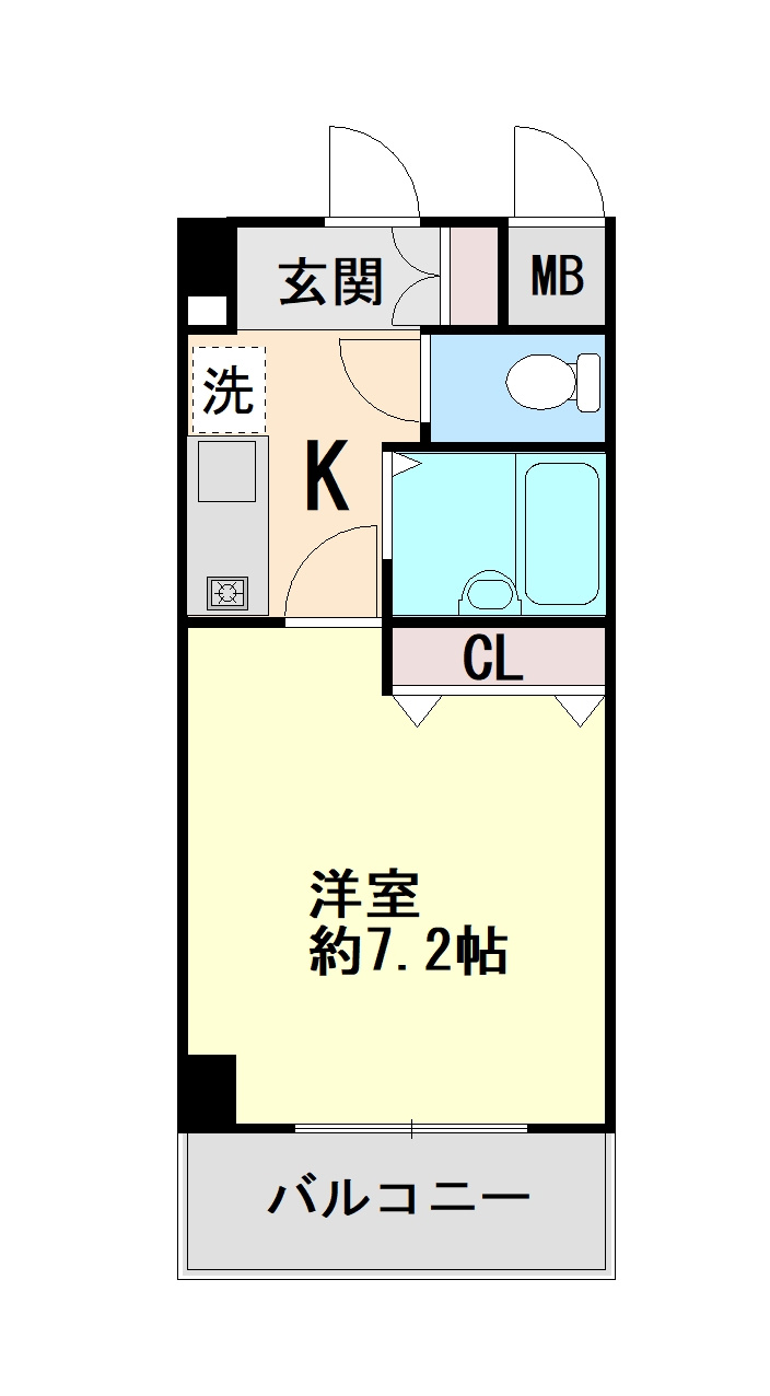 アルシュ住吉の間取り