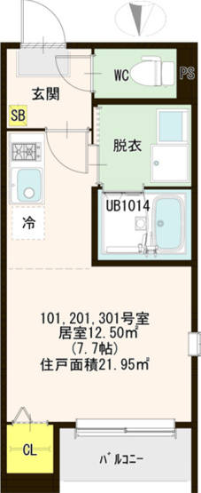 【間取り】 | フローラ足立