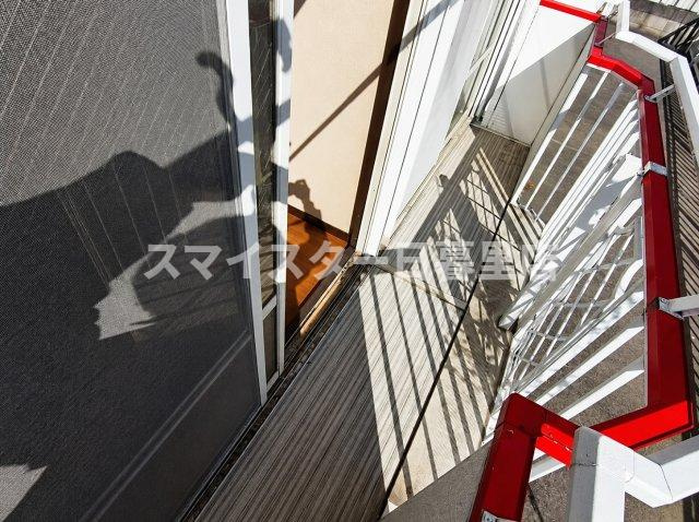 足立区南花畑４丁目の賃貸マンションのバルコニー