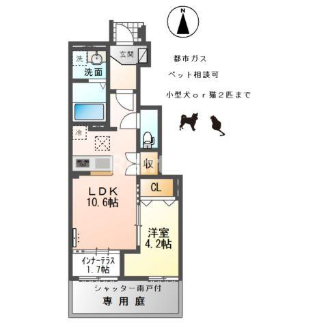 小信中島新築アパートの間取り