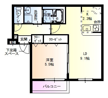 【間取り】 | クリスタルレジデンス深井