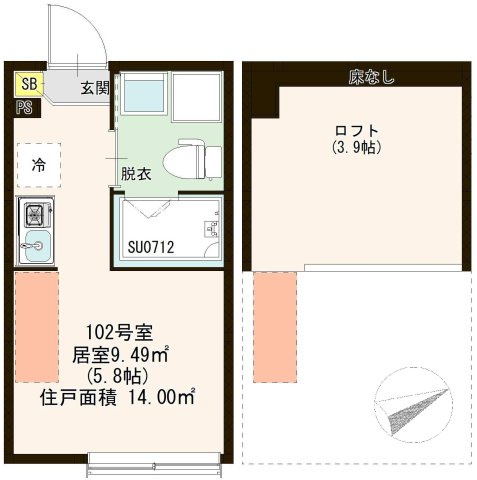 【間取り】 | ハーモニーテラス柳原Ⅵ