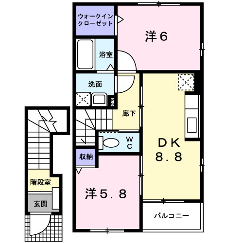 ファミールハウス　Ⅳの間取り