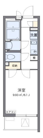 クレイノフラットメイト桜の間取り|代表的な間取のため実際の間取とは異なる場合があります